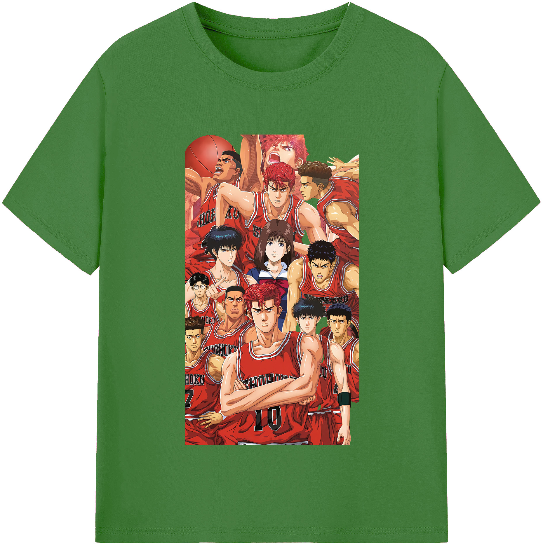 （画像用） SLAM DUNK／スラムダンク レディースカジュアルプリントTシャツ（綿100％）